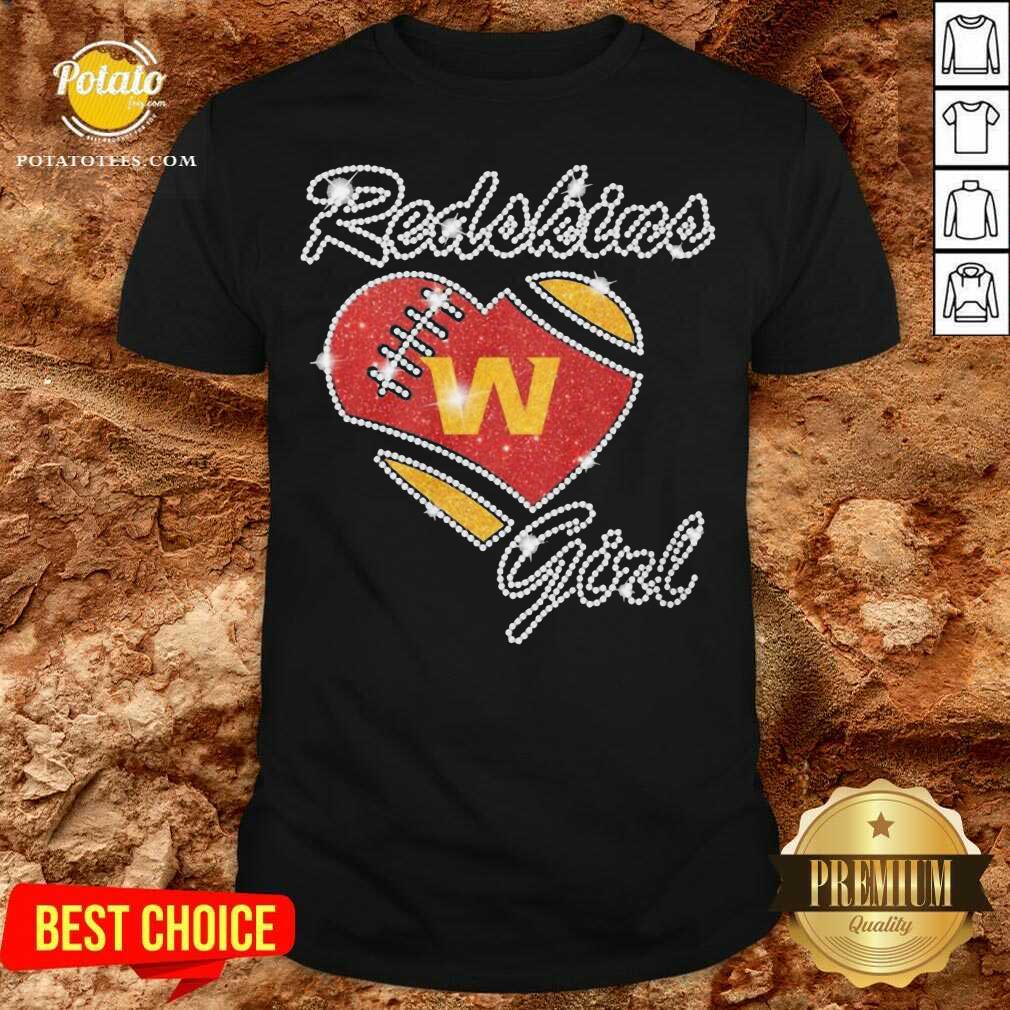 Pretty Diamond Heart Washington Redskins Girl Shirt Pretty Diamond Heart Washington Redskins Girl Shirt
