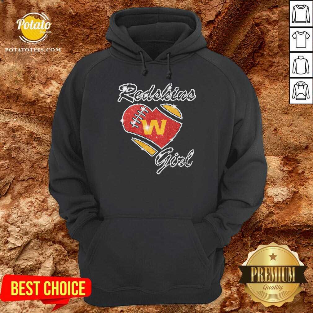 Pretty Diamond Heart Washington Redskins Girl Shirt Pretty Diamond Heart Washington Redskins Girl Shirt