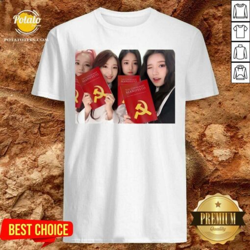 Pretty Loona Girl Group The Communist Manifesto T-Shirt