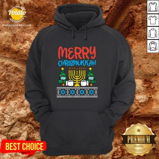 Pretty Merry Chrismukkah Toilet Paper Xmas Hanukkah Quarantine Gift Shirt