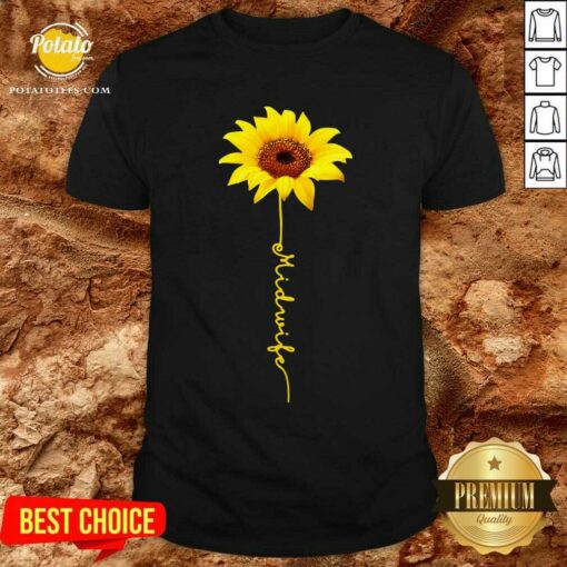 Pretty Midwife Sunflower Shirt