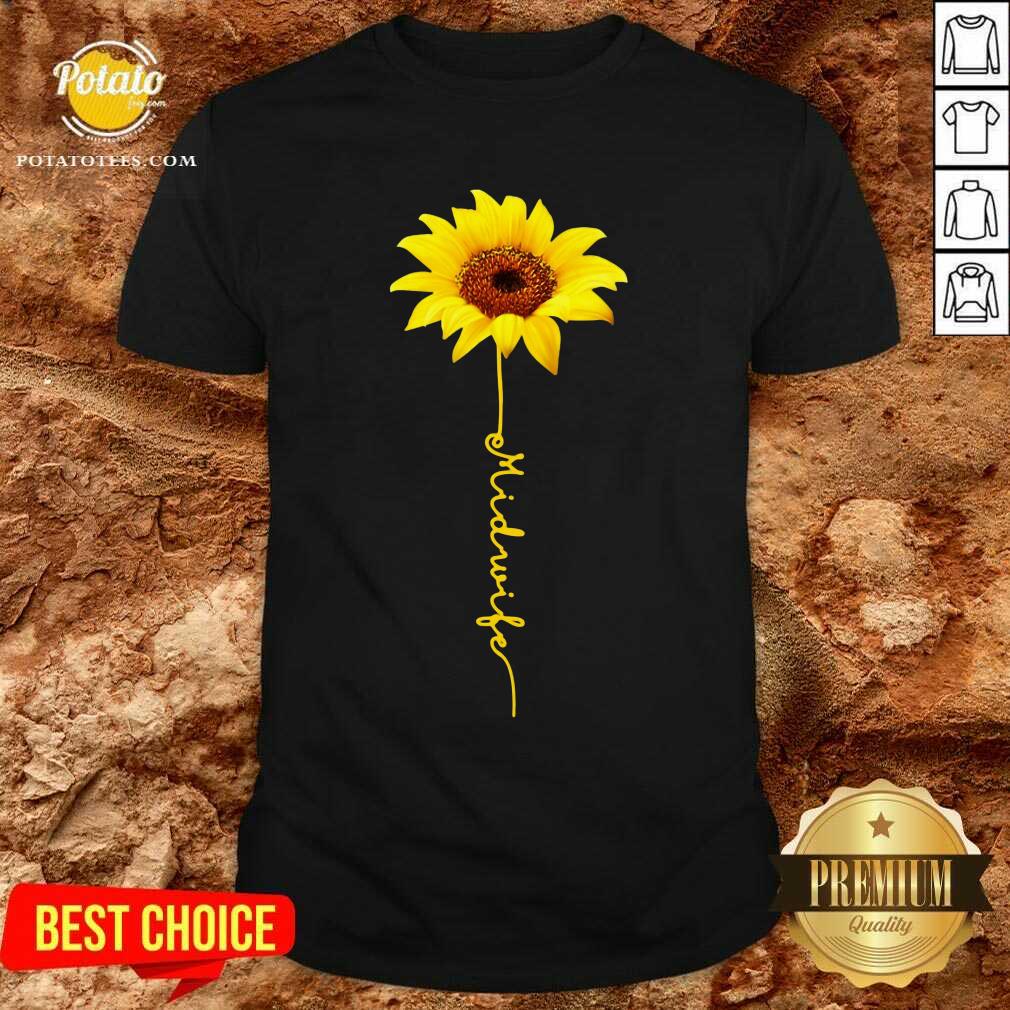 Pretty Midwife Sunflower Shirt Pretty Midwife Sunflower Shirt
