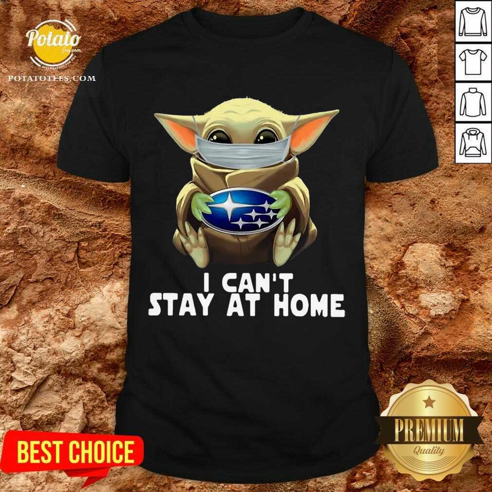 Pretty Star Wars Baby Yoda Mask Hug Subaru I Can’t Stay At Home Shirt Pretty Star Wars Baby Yoda Mask Hug Subaru I Can’t Stay At Home Shirt