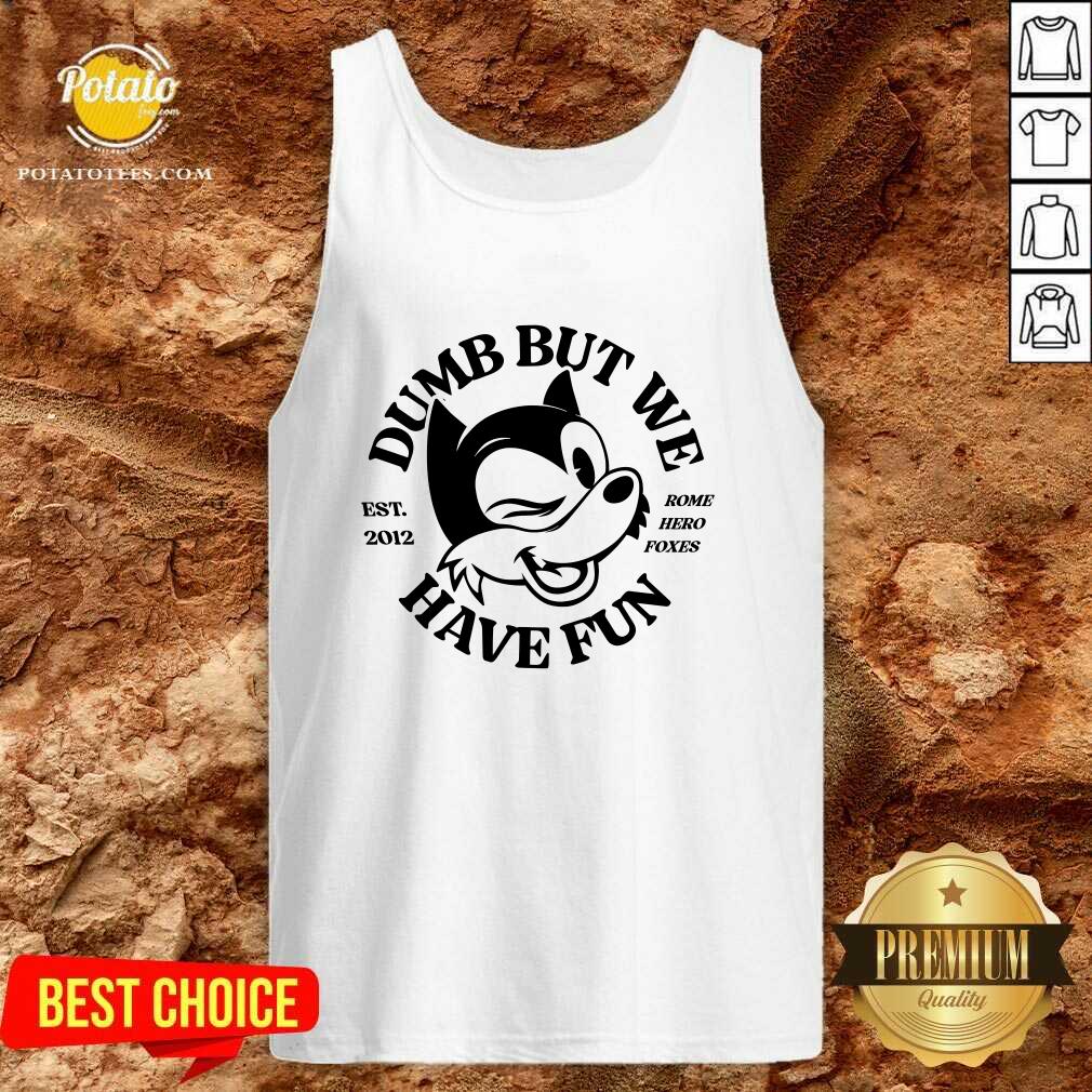 Rome Hero Foxes Dumb But We Have Fun T-shirt Rome Hero Foxes Dumb But We Have Fun T-shirt