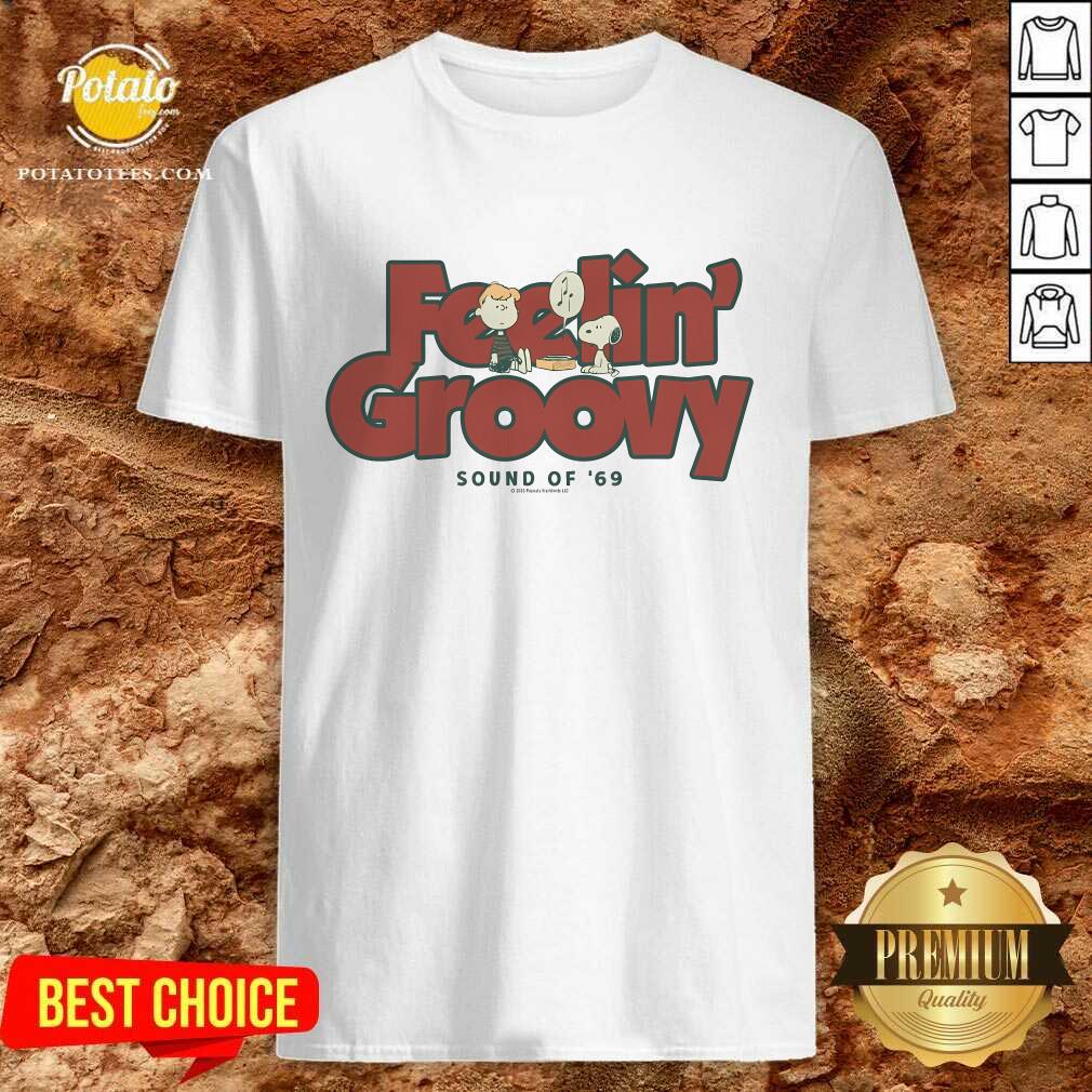 Schroeder Feelin Groovy Snoopy and Peanut Music T-shirt Schroeder Feelin Groovy Snoopy and Peanut Music T-shirt