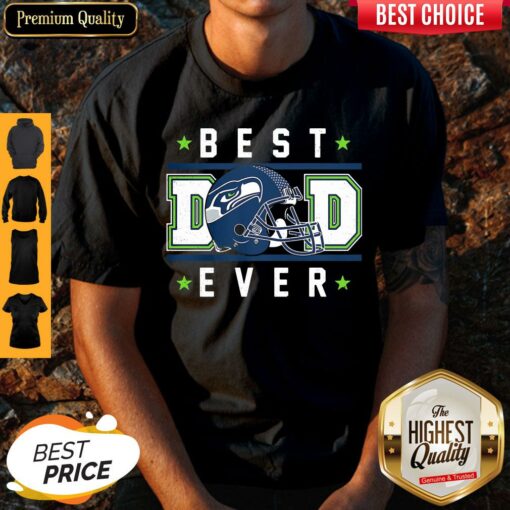 Seattle Seahawks Best Dad Ever Happy Father’S Day Stars Shirt