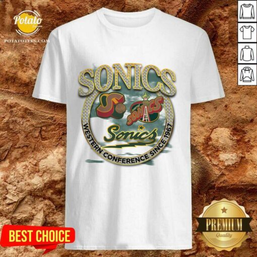 Seattle SuperSonics Hardwood Classics Vintage Soul Crown Jewels T-Shirt