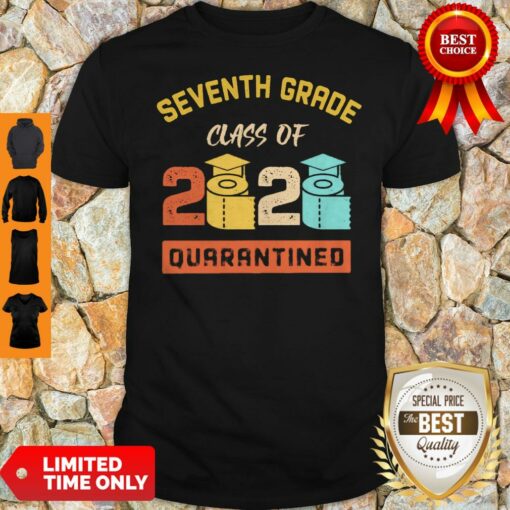 Seventh Grade Class Of 2020 Toilet Paper Quarantined Vintage Shirt