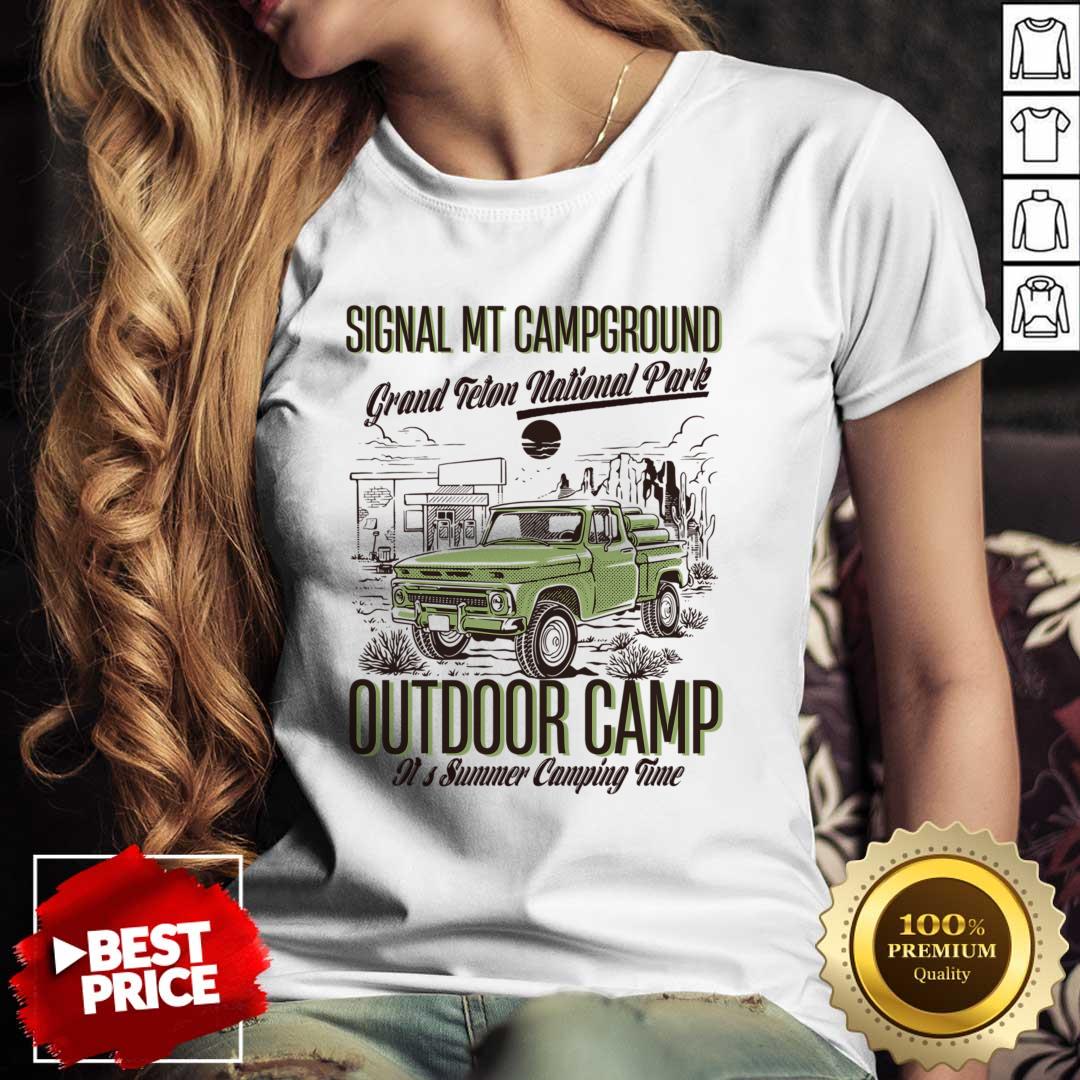Signal Mountain Campground Grand Teton National Park Outdoor Camp Shirt Signal Mountain Campground Grand Teton National Park Outdoor Camp Shirt