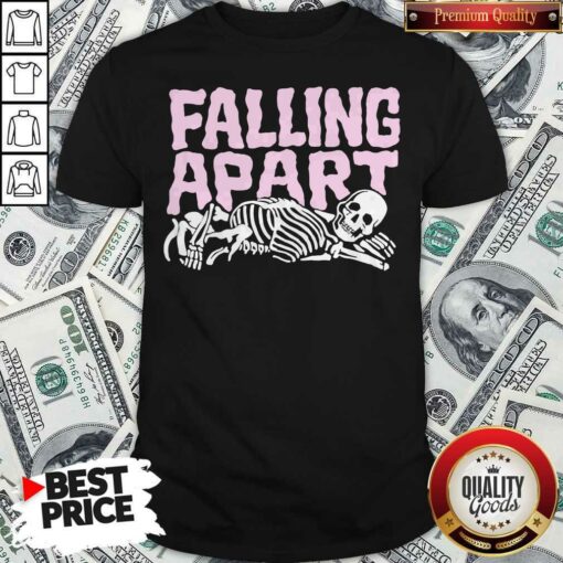 Skeleton Falling Apart Shirt