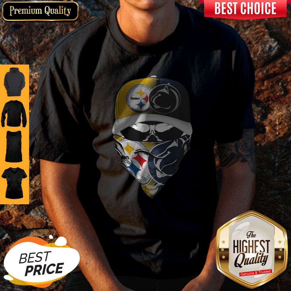 Skull Mask Player Pittsburgh Steelers Vs Penn State Nittany Lions Shirt Skull Mask Player Pittsburgh Steelers Vs Penn State Nittany Lions Shirt