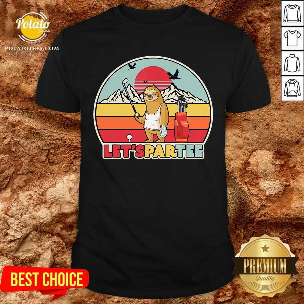 Sloth Let'S Par Tee Golf Vintage Shirt Sloth Let'S Par Tee Golf Vintage Shirt