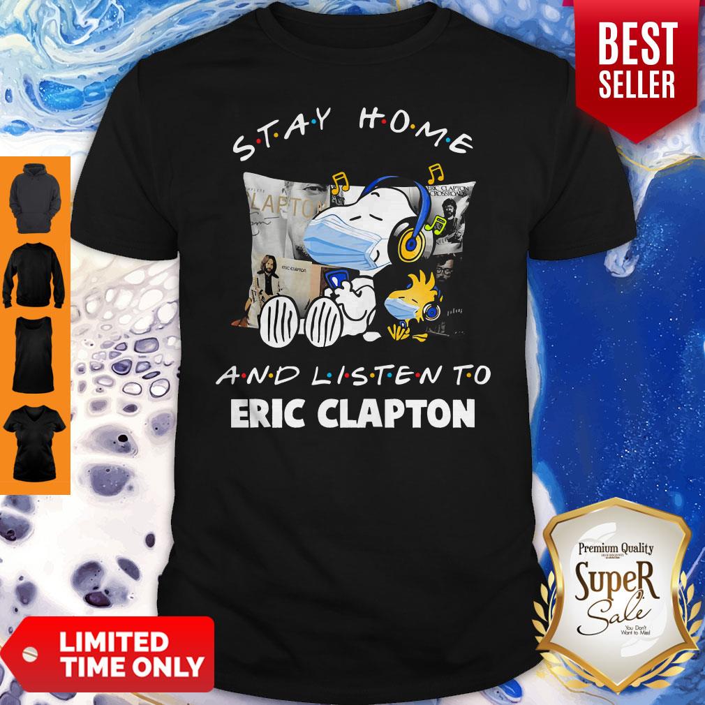Snoopy Wear Mask Stay Home And Listen To Music Covid 19 Shirt Snoopy Wear Mask Stay Home And Listen To Music Covid 19 Shirt