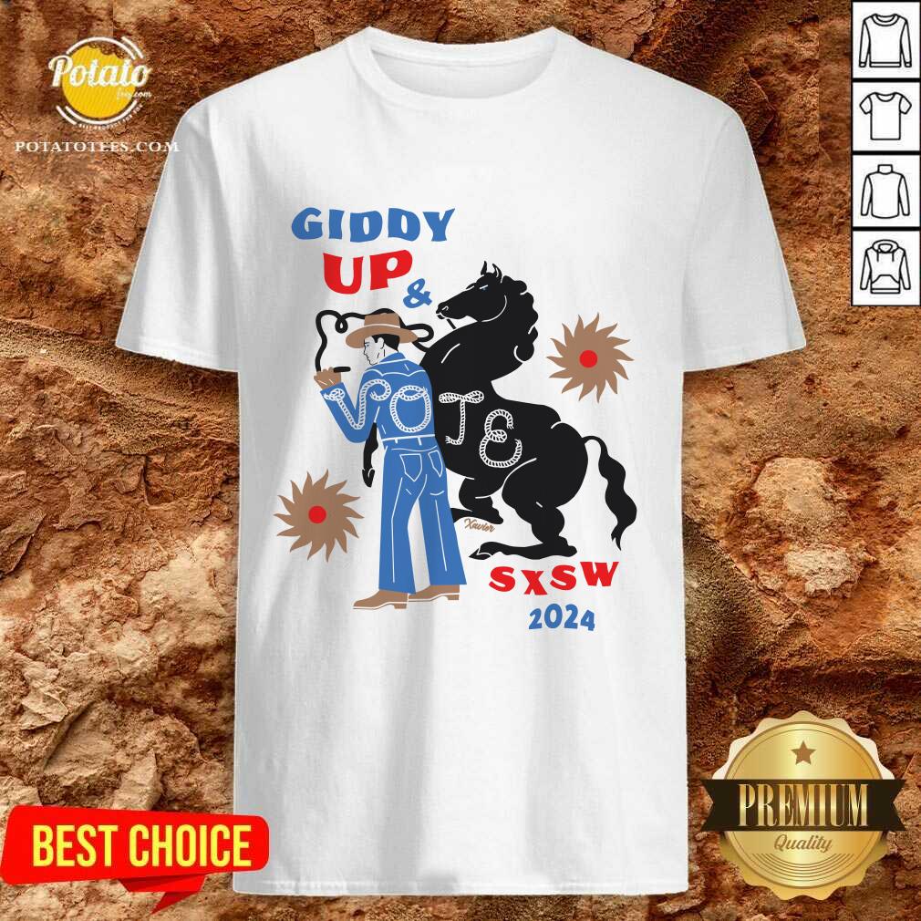 South By Southwest 2024 Giddy Up & Vote T-shirt South By Southwest 2024 Giddy Up & Vote T-shirt