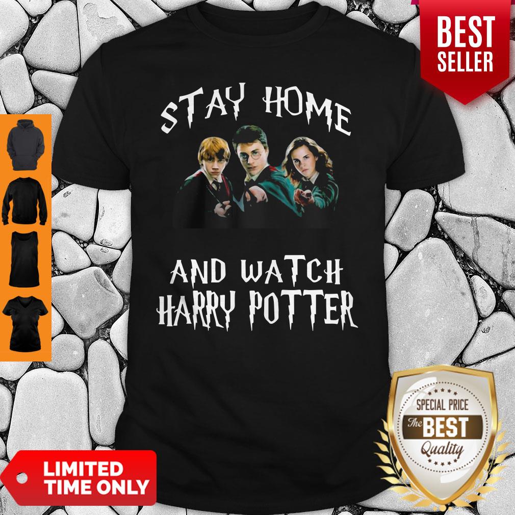 Stay Home And Watch Harry Potter Characters Shirt Stay Home And Watch Harry Potter Characters Shirt