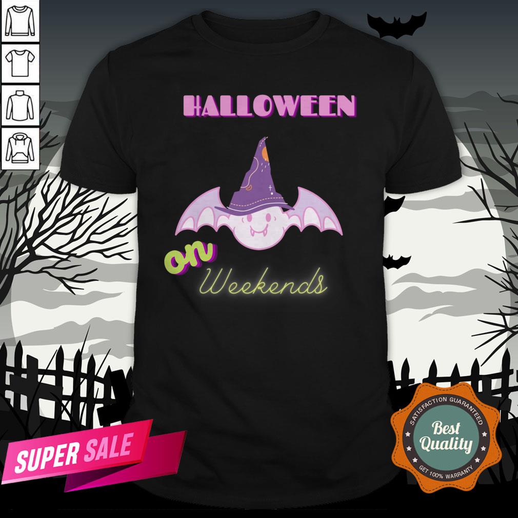The Day Of Dead Halloween The Bat Witch On Weekends Sugar Skull Shirt The Day Of Dead Halloween The Bat Witch On Weekends Sugar Skull Shirt