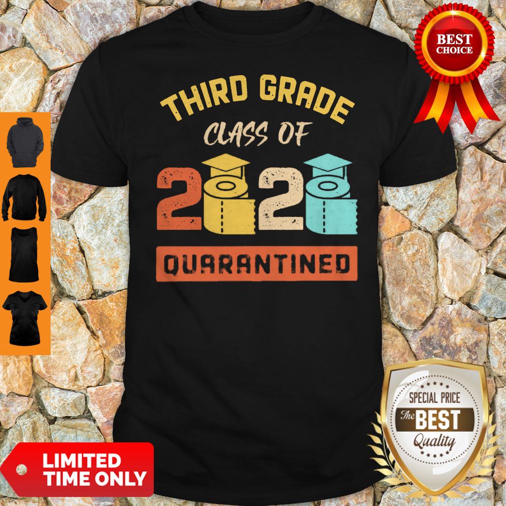 Third Grade Class Of 2020 Toilet Paper Quarantined Vintage Shirt Third Grade Class Of 2020 Toilet Paper Quarantined Vintage Shirt