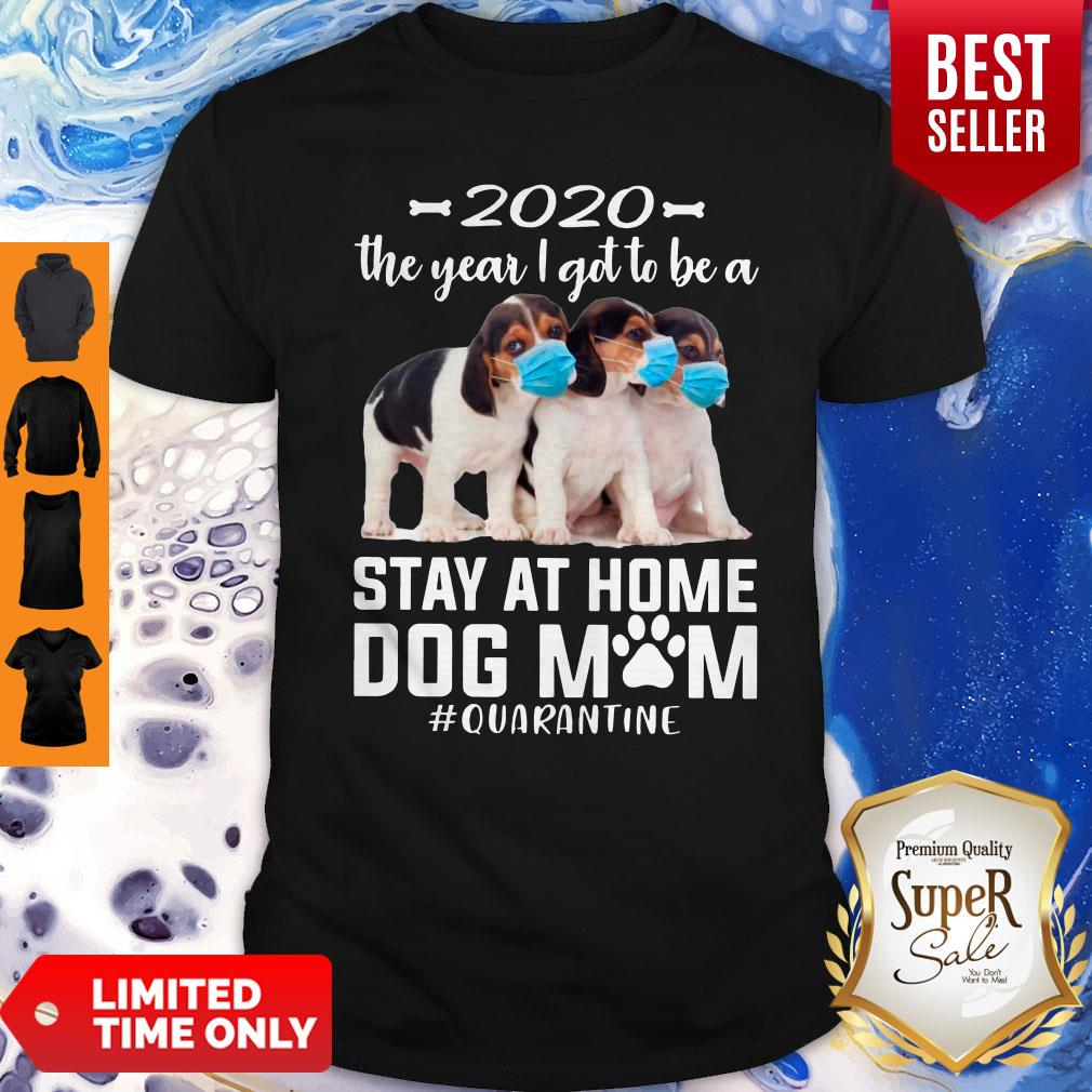 Top 2020 The Year I Got To Be A Stay At Home Pocket Beagle Dog Mom Quarantine Shirt Top 2020 The Year I Got To Be A Stay At Home Pocket Beagle Dog Mom Quarantine Shirt