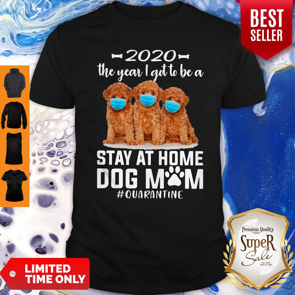Top 2020 The Year I Got To Be A Stay At Home Poodle Dog Mom Quarantine Shirt Top 2020 The Year I Got To Be A Stay At Home Poodle Dog Mom Quarantine Shirt
