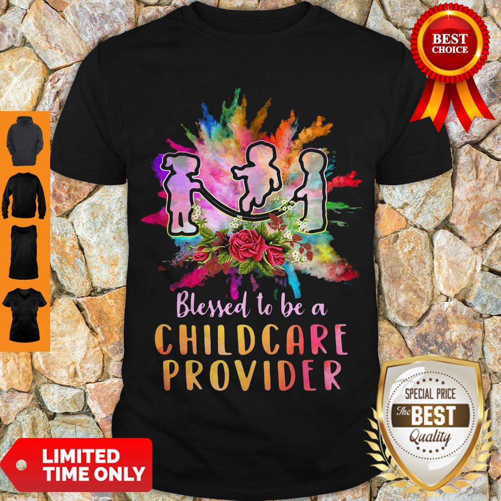 Top Blessed To Be A Childcare Provider Shirt Top Blessed To Be A Childcare Provider Shirt