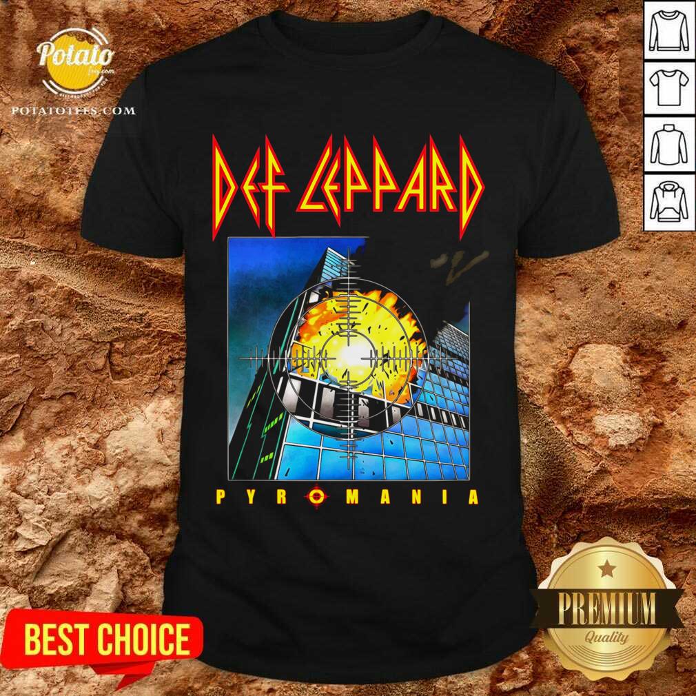 Top Def Leppard Pyromania Shirt Top Def Leppard Pyromania Shirt