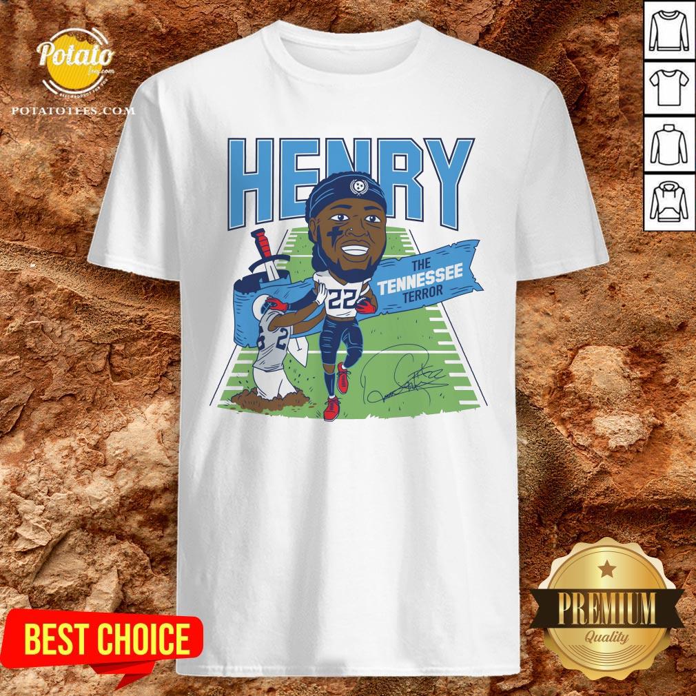 Top Derrick Henry The Tennessee Terror Signature Shirt Top Derrick Henry The Tennessee Terror Signature Shirt