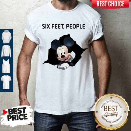 Top Mickey Mouse Six Feet People Shirt