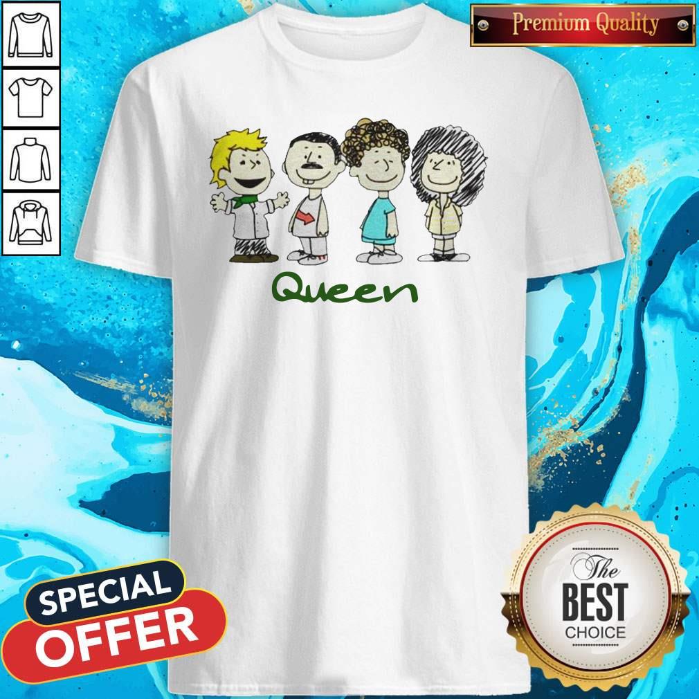 Top The Peanuts Characters Queen Shirt Top The Peanuts Characters Queen Shirt