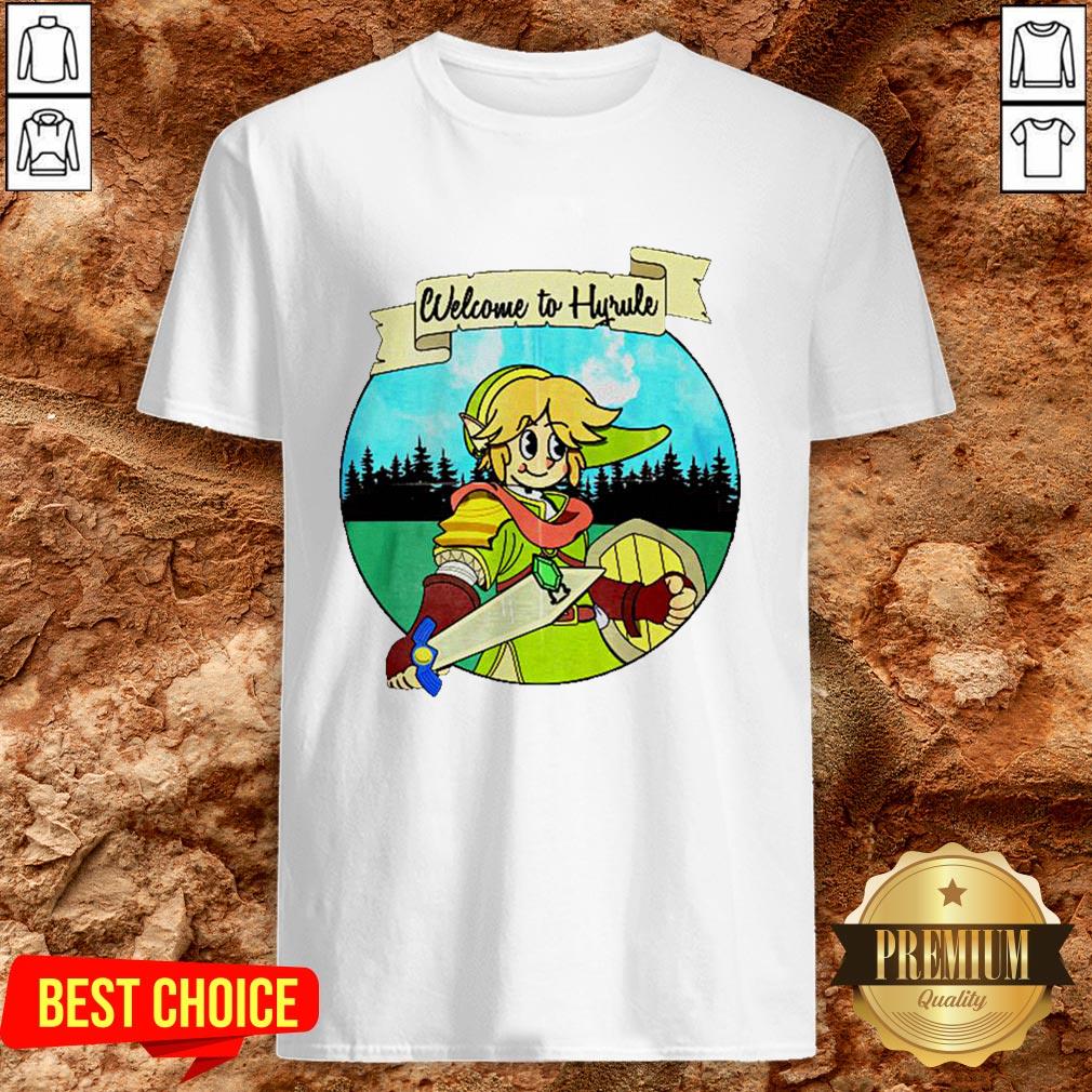 Top Welcome To Hyrule Cartoon Shirt Top Welcome To Hyrule Cartoon Shirt