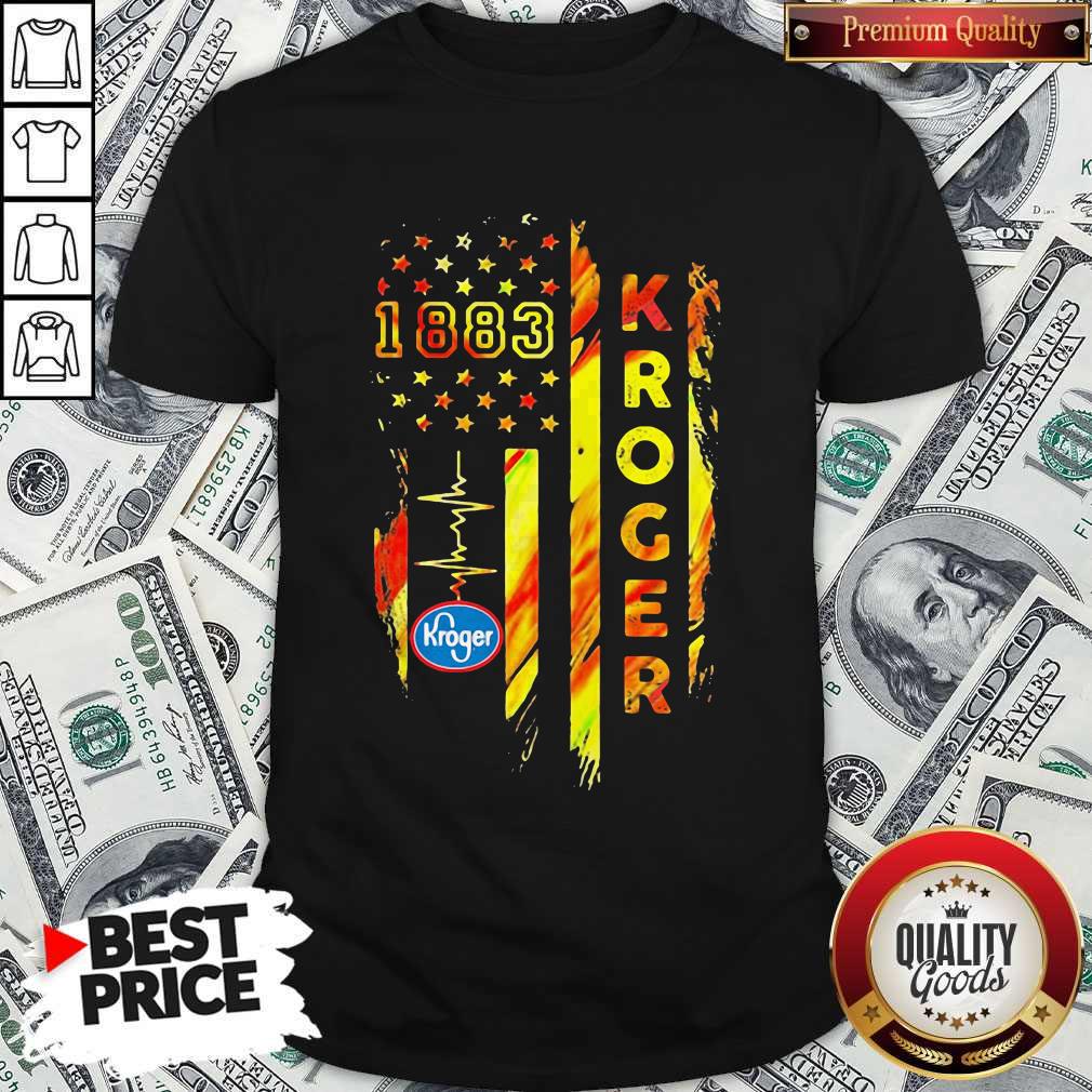 1883 Kroger Heartbeat American Flag Independence Day Shirt 1883 Kroger Heartbeat American Flag Independence Day Shirt