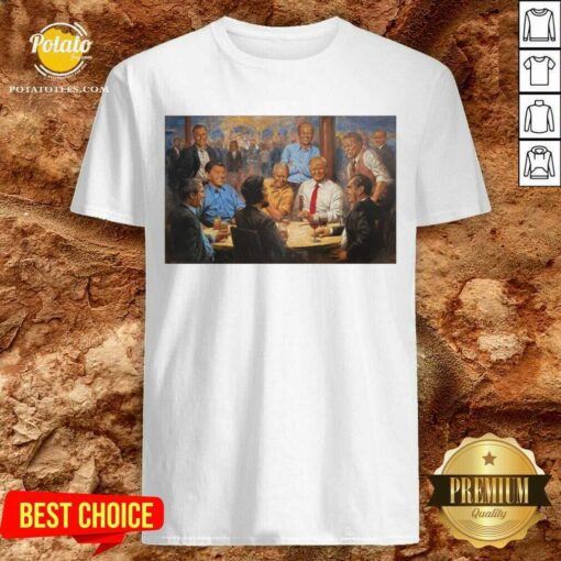 Andy Thomas The Republican Club Donald Trump Art Print-Framed Shirt