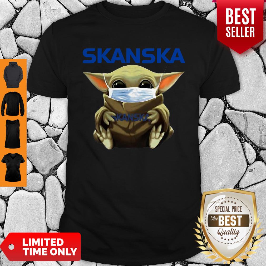 Awesome Baby Yoda Mask Hug Skanska Coronavirus Shirt Awesome Baby Yoda Mask Hug Skanska Coronavirus Shirt