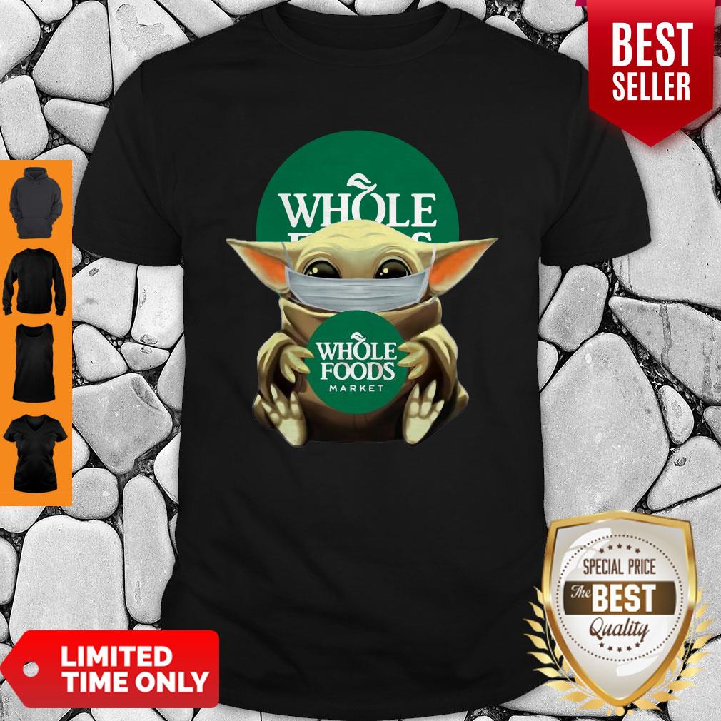 Awesome Baby Yoda Mask Hug Whole Foods Market Shirt Awesome Baby Yoda Mask Hug Whole Foods Market Shirt