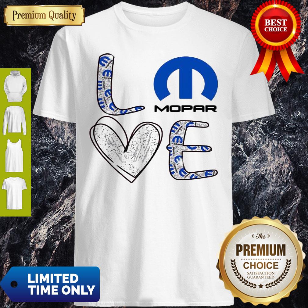 Awesome Glitter Love Mopar Logo Shirt Awesome Glitter Love Mopar Logo Shirt