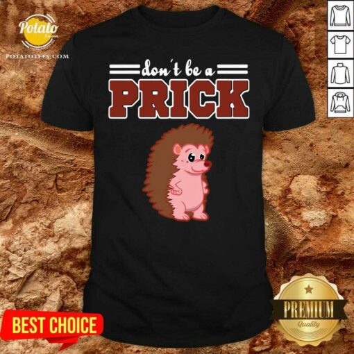 Awesome Hedgehog Animal Gifts Don’t Be A Prick Shirt