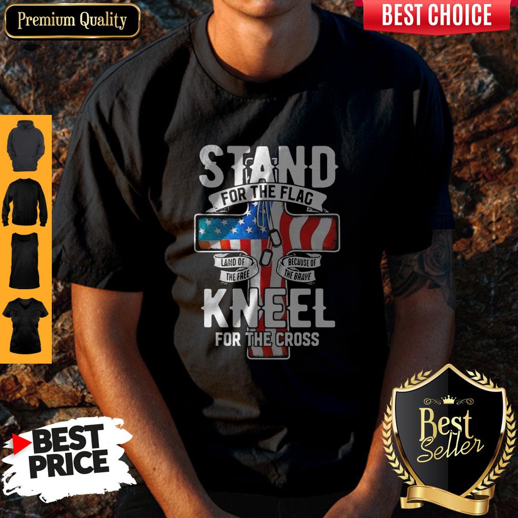 Awesome Independence Day Stand For The Flac Kneel For The Cross Shirt Awesome Independence Day Stand For The Flac Kneel For The Cross Shirt