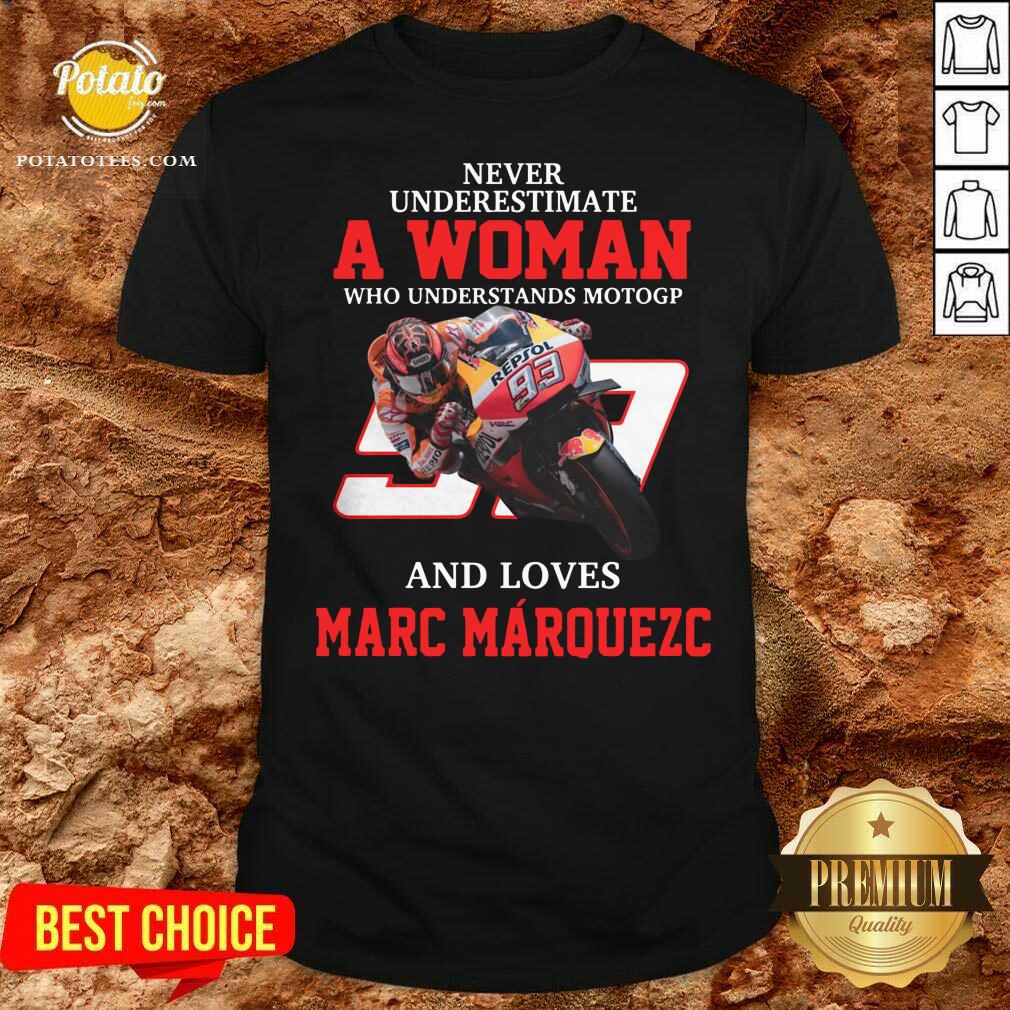 Awesome Never Underestimate A Woman Who Understand Motogp And Love Marc Marquez Shirt Awesome Never Underestimate A Woman Who Understand Motogp And Love Marc Marquez Shirt