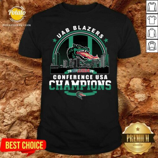 Awesome Uab Blazers C-USA 2020 Conference Usa Champions Shirt
