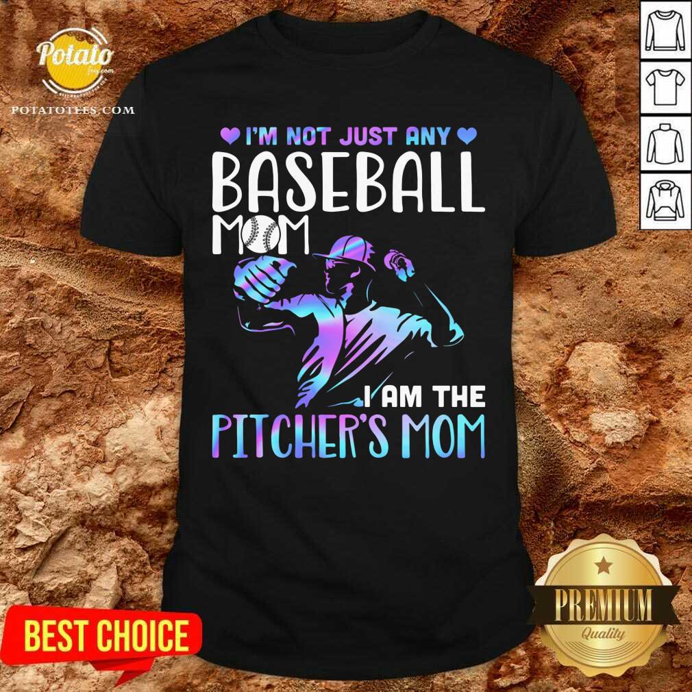 Baseball Mom I'm The Pitcher's Mom Shirt Baseball Mom I'm The Pitcher's Mom Shirt