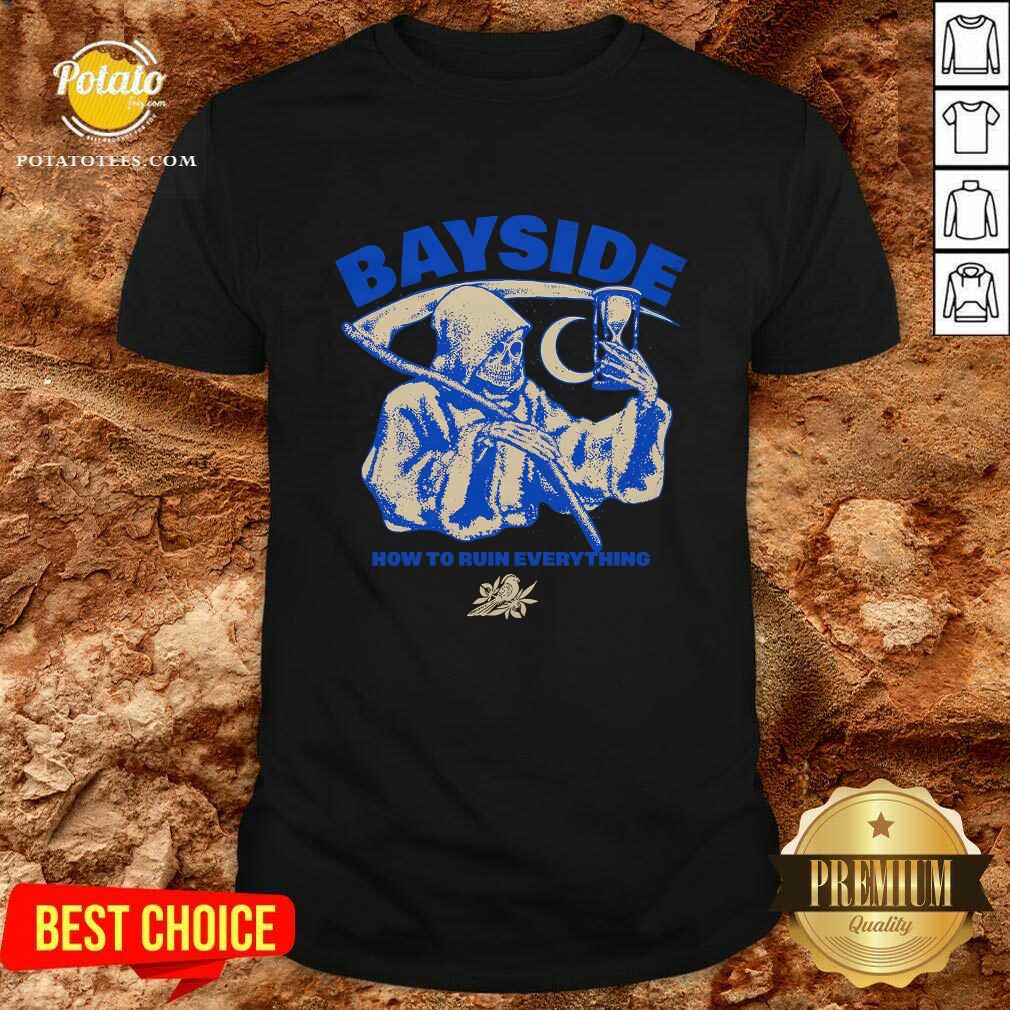 Bayside How To Ruin Everything Reaper Hourglass T-shirt Bayside How To Ruin Everything Reaper Hourglass T-shirt