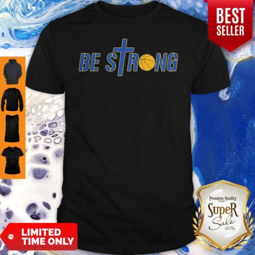 Be Strong Yellow Basketball Shirt