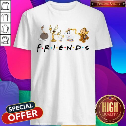 Beauty And The Beast Characters Friends Shirt