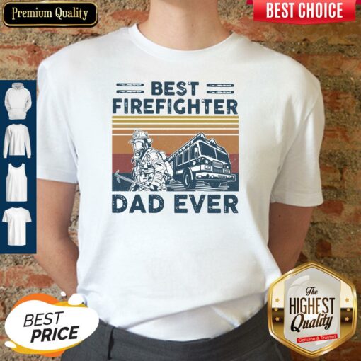 Best Firefighter DAD EVER Vintage Father’s Day Classic Shirt