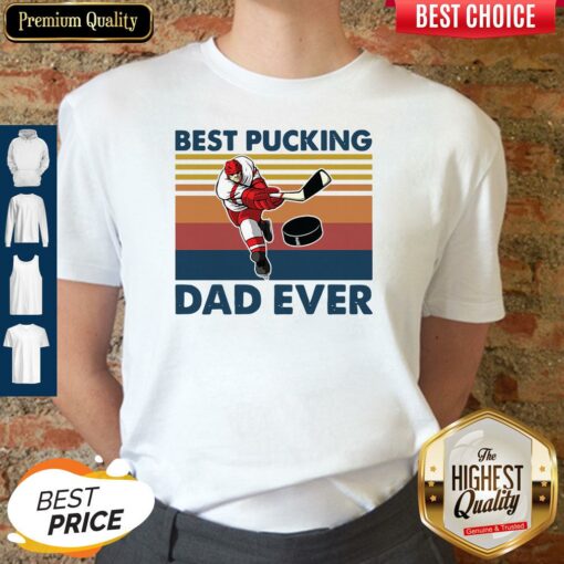 Best Pucking Dad Ever Vintage Hockey Shirt Classic Shirt
