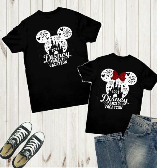 Black Disney Trip Family Shirts
