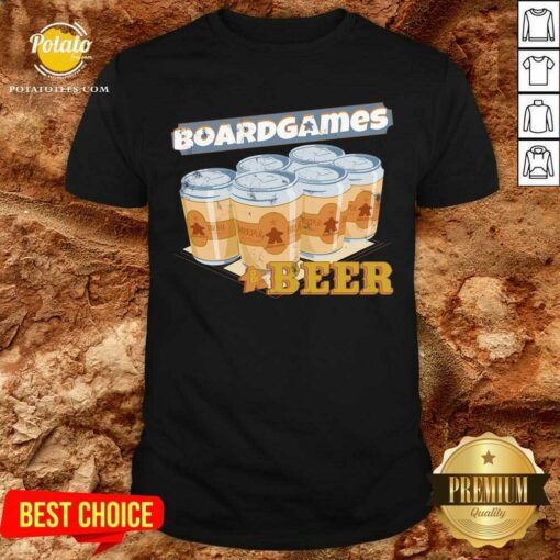 Board Games Beer Shirt