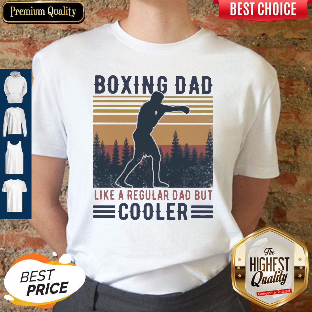 Boxing Dad Like A Regular Dad But Cooler Vintage Shirt Boxing Dad Like A Regular Dad But Cooler Vintage Shirt