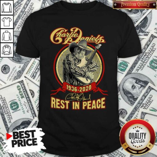 Charlie Daniels 1936-2020 Rest In Peace Signature Shirt
