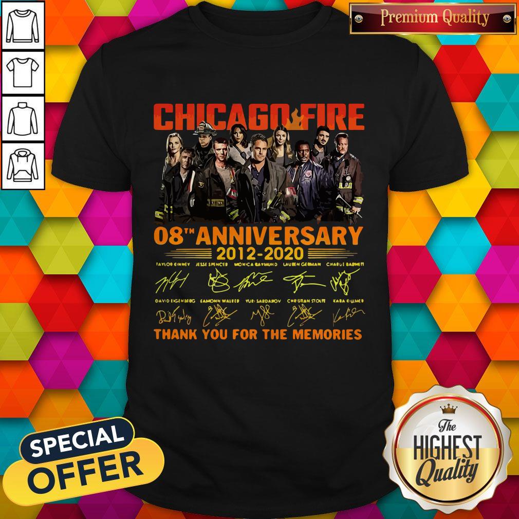 Chicago Fire 08th Anniversary 2012 2020 Thank You For The Memories Signatures Shirt Chicago Fire 08th Anniversary 2012 2020 Thank You For The Memories Signatures Shirt