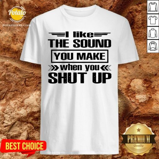 Cute I Like The Sound You Make When You Shut Up Shirt